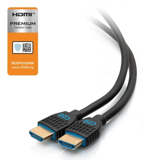 20ft 4K HDMI Cable with Ethernet - Premium Cer