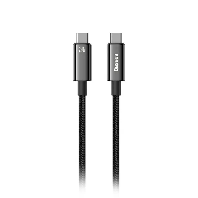 USB-C to USB-C cable Tungsten Gold 240 W 2 m (black)