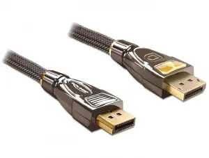 - DisplayPort-kabel - DisplayPort (hane) till DisplayPort (hane) - 5 m - antracit