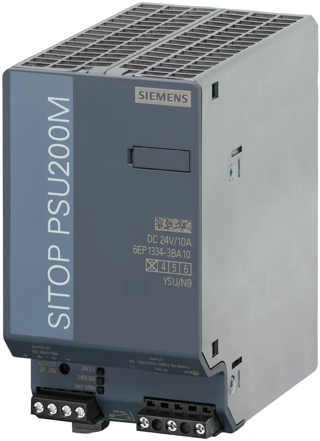 6EP1334-3BA10, inomhus, IP20, Multifärg, CE, RoHS, REACH, 70 mm, 125 mm