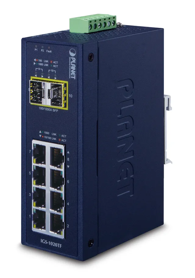 IGS-1020TF - Switch - ohanterad - 8 x 10/10