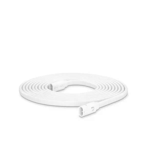Ubiquity Power TransPort 5m -virtakaapeli, valkoinen