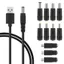 1m Strömkabel USB till DC med 11 kontakter USB DC POwer