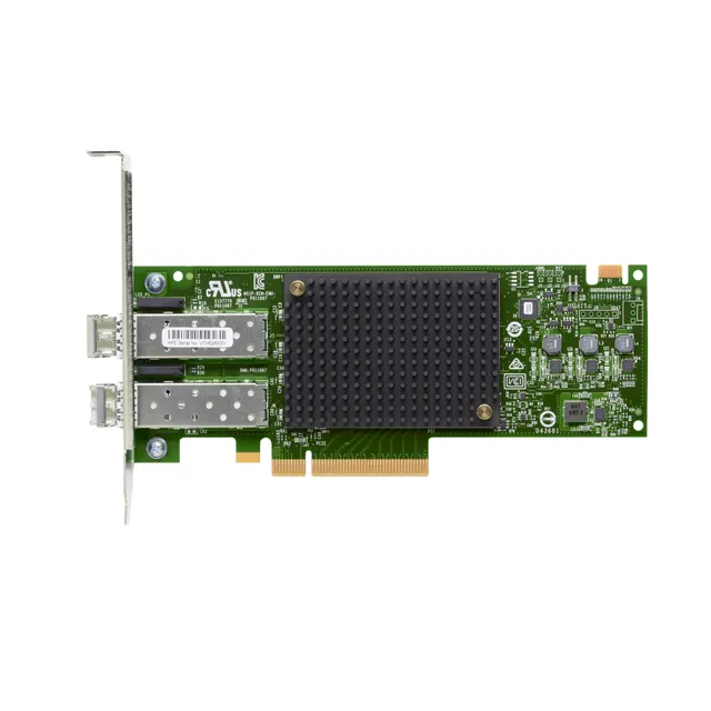HPE StoreFabric SN1600E - Värdbussadapter - PCIe 3.0 x8 - 32Gb Fibre Channel x 2 - för ProLiant DL325 Gen10, DL345 Gen10, DL365 Gen10, DX360 Gen10, XL