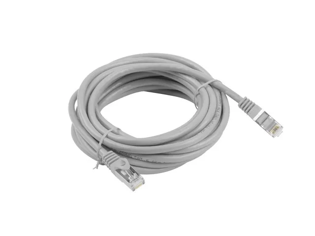 patch cable - 5 m - grey RAL 7035 - Grå - 5m