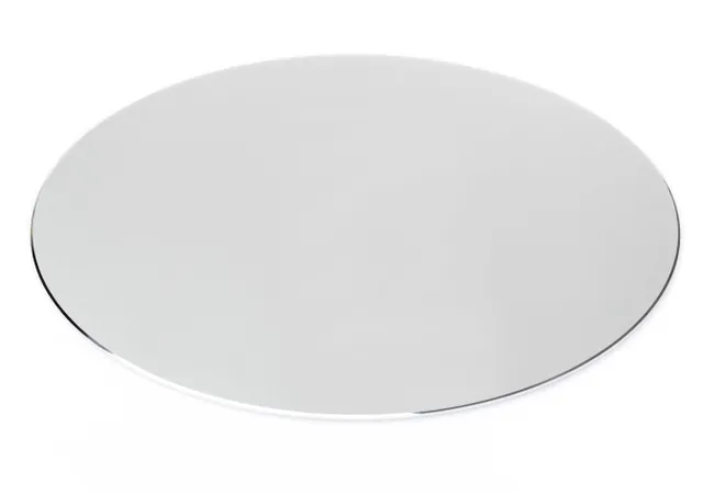 Aluminium Circular -pelihiirimatto, 230x250 mm, hopea