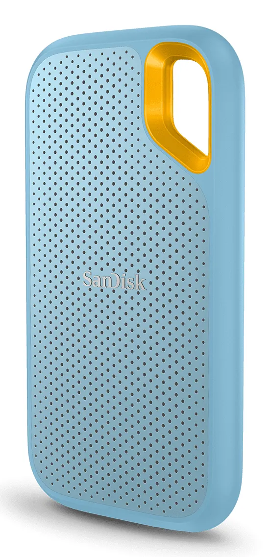 Extreme - SSD - krypterat - 1 TB - extern (portabel) - USB 3.2 Gen 2 (USB-C kontakt) - 256 bitars AES - himmelsblå