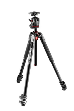 Stativkit Manfrotto MK190XPRO3 + MHXPRO-BHQ2 aluminium