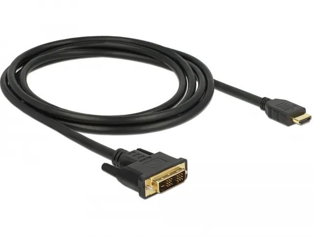 HDMI till DVI 18+1-kabel dubbelriktad 2m