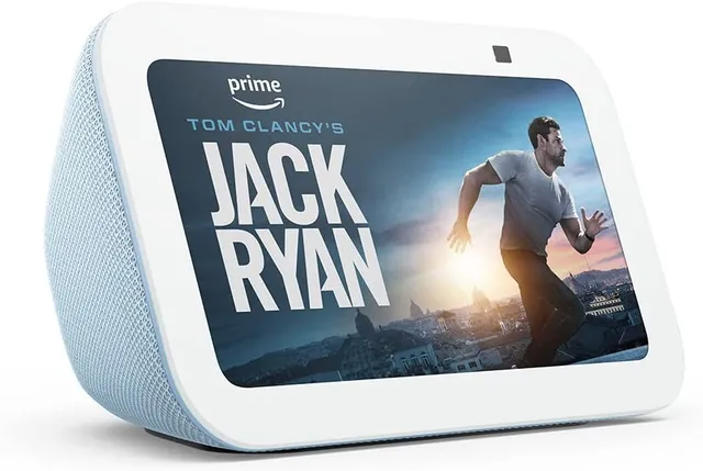 Echo Show 5 (3 gen.), Amazon Alexa, Rektangel, Blå, Android, Fire OS, iOS, 14 cm (5.5), MediaTek