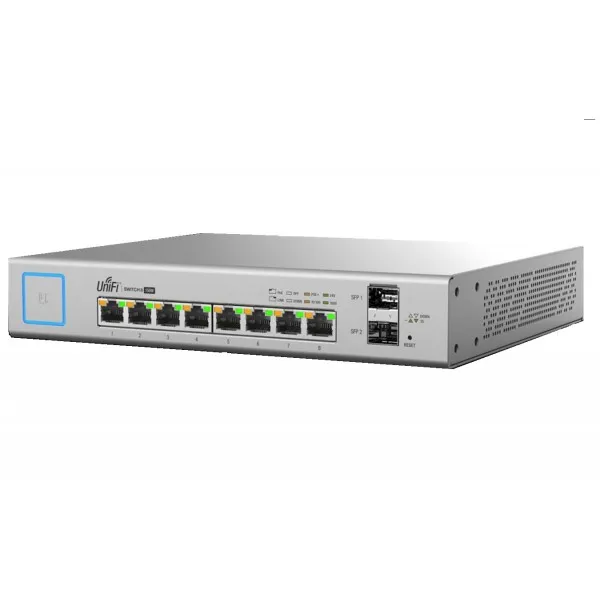 Unifi Switch Administrerad 8-Portars Gigabit Switch med 150W PoE+