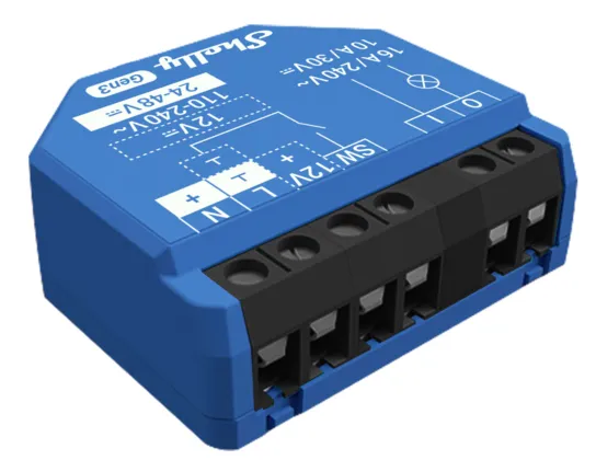 1 Gen3 Wi-Fi smart switch 1 kanal 16A