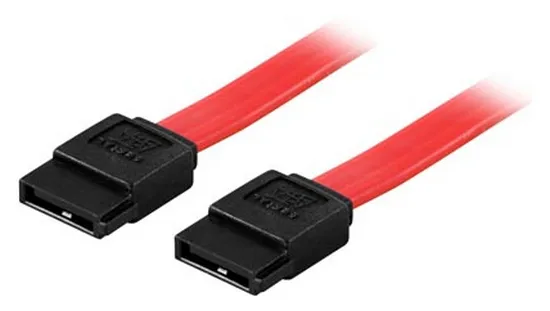 S-ATA kabel - 1m - Röd