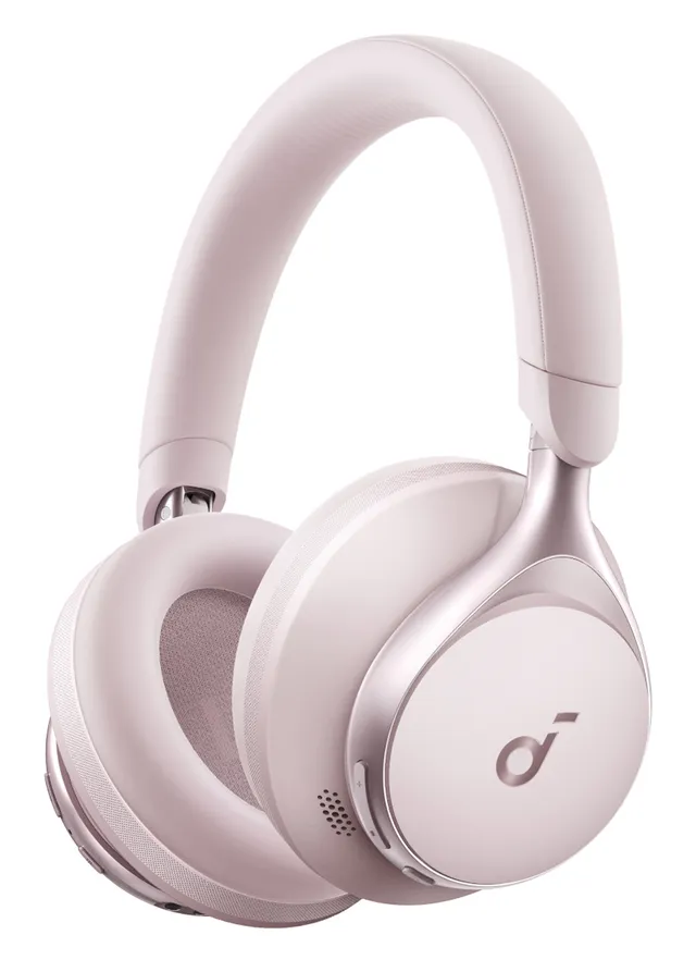 Space One trådlösa over-ear-hörlurar (rosa)