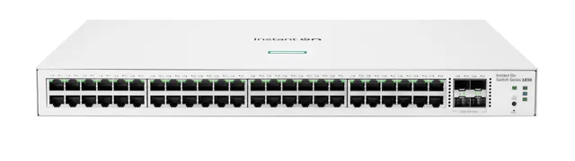 HPE Networking Instant On 1830 48G 4SFP Switch - Switch - smart - 48 x 10/100/1000 + 4 x Gigabit SFP - skrivbordsmodell, rackmonterbar
