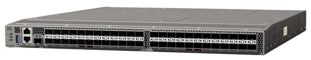 HPE SN6720C 64Gb 48/24 32Gb Short Wave SFP+ Fibre Channel v2 Switch - C-Series - switch - Administrerad - 24 x 32Gb Fibre Channel SFP+ - bakre till fr