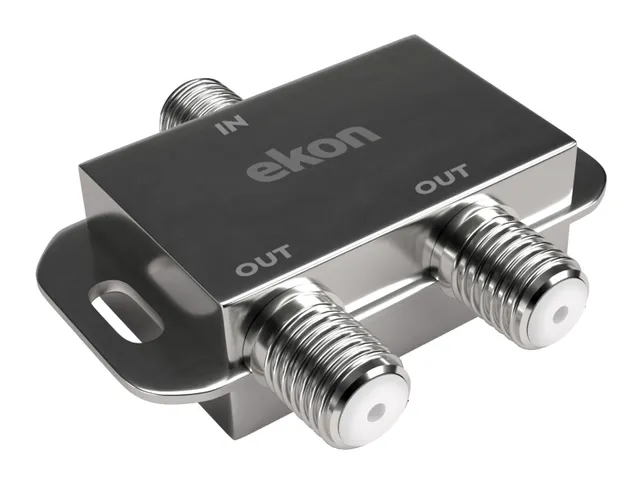 Typ F 1 Inmatning - 2 Utmatning satellitsplitter
