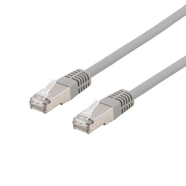 U/FTP Cat6a patchkabel, LSZH, 10m, grå (STP-610AU)