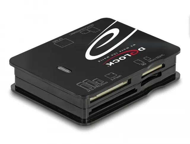 Minneskortläsare USB 2.0 - CF / SD / Micro SD / MS / xD / M2-minneskort