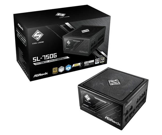 SL-750G Strömförsörjning - 750 Watt - 135 mm - ATX 3.1 - 80 Plus Gold certificate