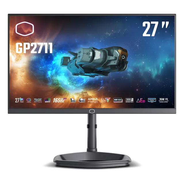 GP2711 27" QHD 165Hz 1ms Quantum Dot VA Mini LED Gamingskärm