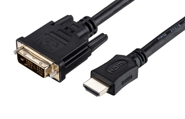 - Adapterkabel - enkel länk - HDMI hane til