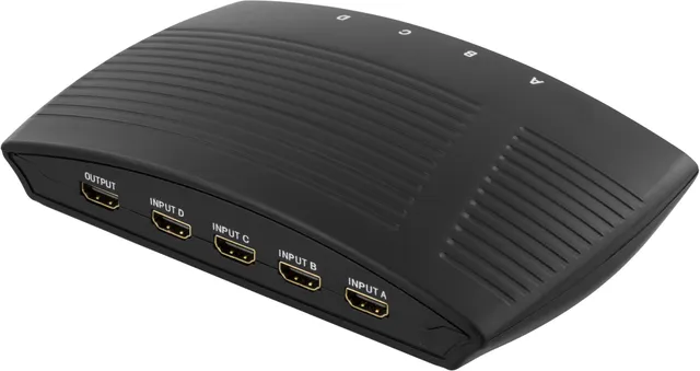 HDMI-206 - Video-/ljudomkopplare - 4 x HDM