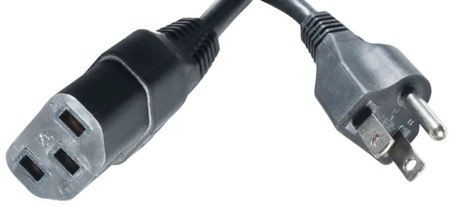 HPE - Strömkabel - NEMA 5-15P (hane) till power IEC 60320 C13 - 1.9 m