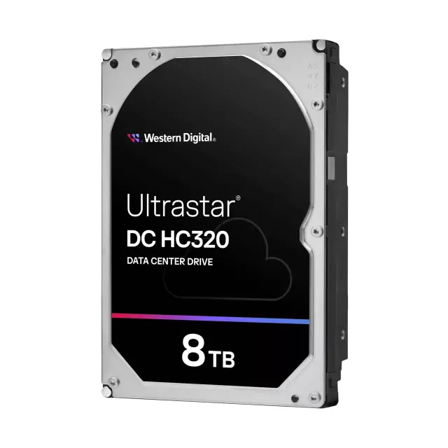 8 TB WD Ultrastar DC HC320, 7200 rpm, 256 MB cache, SAS 12Gb/s