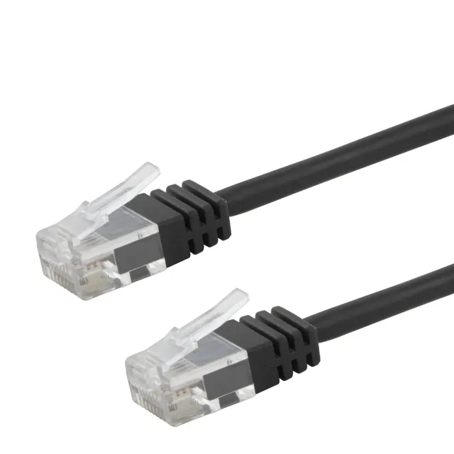 patch cable - 75 cm - black - Svart