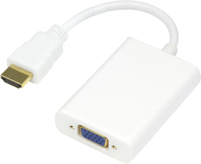 Adapter HDMI till VGA inkl ljud,