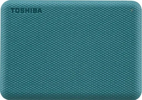 2 TB Toshiba Canvio Advance, 2.5", USB 3.2 Gen.1 - Grön