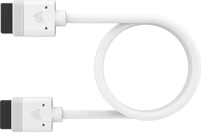 iCUE LINK Cable - 60cm - Straight Connector - White