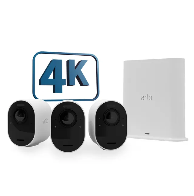 Ultra 2 Spotlight – Trådlös övervakningskamera 3-pack