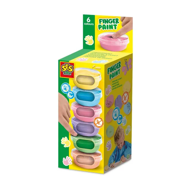 Fingerpaint Pastel 6x45ml