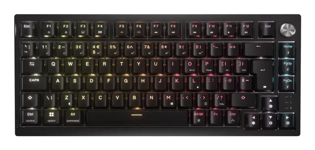 K65 Plus Wireless 75% - MLX Fusion - Gaming Tangentbord - Engelska (US) - Svart