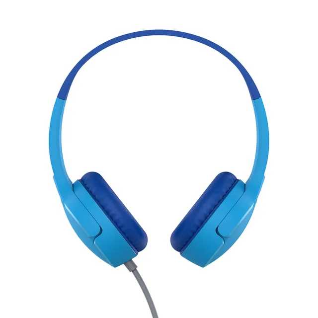SoundForm Mini - Hörlurar med mikrofon - på örat - kabelansluten - 3,5 mm kontakt - blå