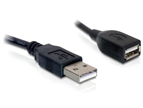 Extension cable USB 2.0 - USB-förlängningskabel - USB (hane) till USB (hona) - 15 cm - för P/N: 61477, 61478, 61693, 61746, 61772, 66202, 88537