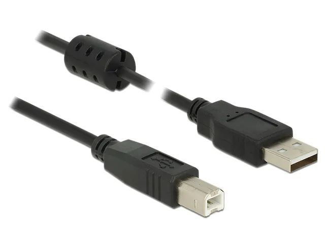 - USB-kabel - USB (hane) till USB typ B (ha
