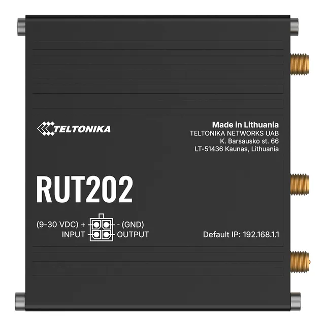 RUT202 - Trådlös router - WWAN - 4G - DIN-skenmonterbar