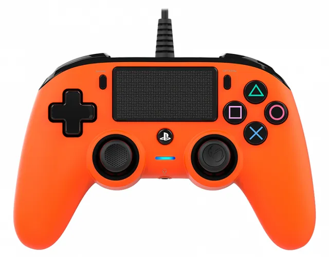 Compact Controller - Orange - Wired Controller - Sony PlayStation 4