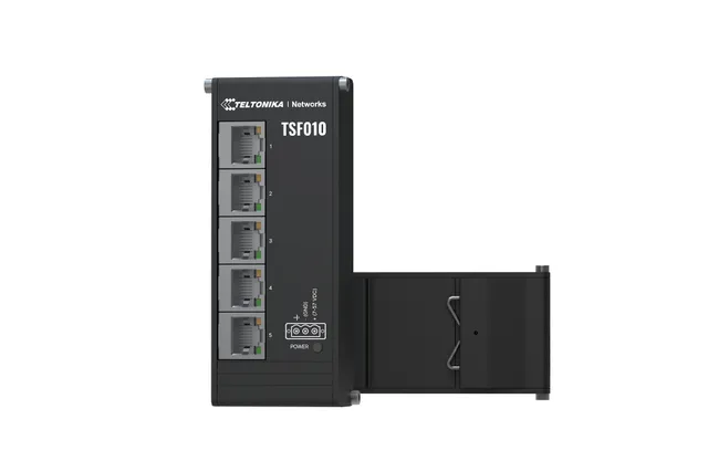 TSF010 5-Port Flat Ethernet Switch 7-57 VDC (Without PSU)