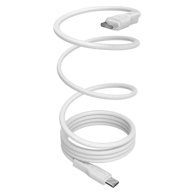 Magnetic USB-C - USB-C 60W USB 3.2 (20 Gbps) 1m Magnetic Cable - White