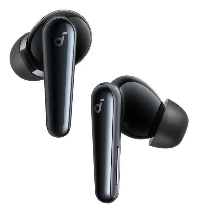 Soundcore Liberty 5 - True wireless-hörlurar med mikrofon - inuti örat - Bluetooth - aktiv brusradering - svart