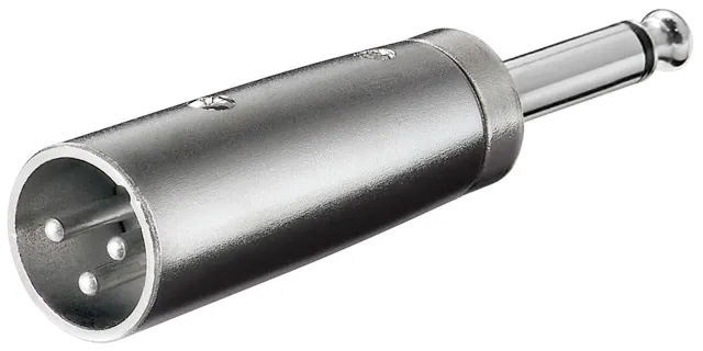 XLR-hane till 6,3 mm-hane