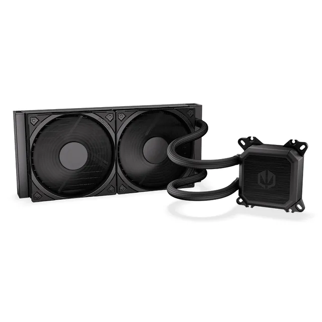 Navis F240 - Kylsystem med vätska till processorn - Elementstorlek: 240 mm - (för: LGA1156, LGA1155, LGA2011-3, LGA1151, LGA2011-3 (Square ILM), AM4, LGA2066, LGA1200, LGA1700, AM5, LGA115x Socket) - 2 x 120 mm