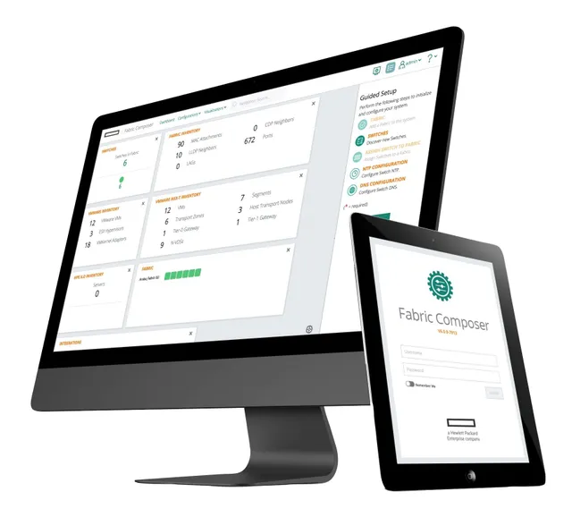 HPE Aruba Fabric Composer Device Management Service - Abonnemangslicens att använda (1 år) - 1 switch - Rad 3 - ESD