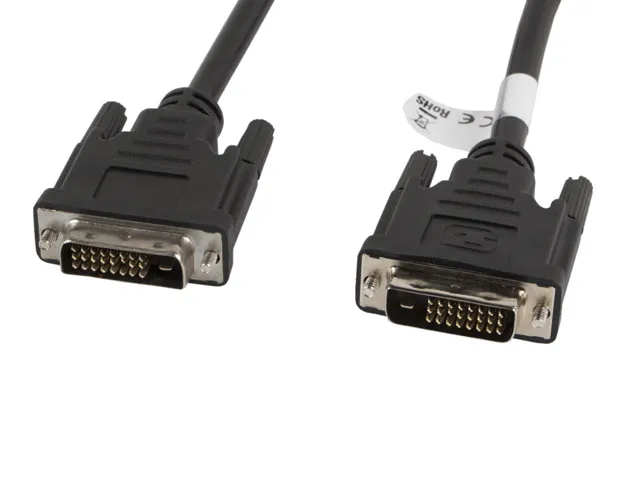 DVI-D till DVI-D (24+1) Dual Link Kabel 1.8 Meter