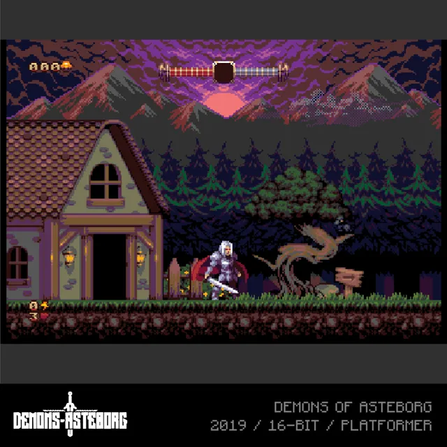 Demons of Asteborg/Astebros - Evercade - Action