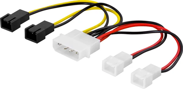Adapterkabel 4-pins till 4x3-pins